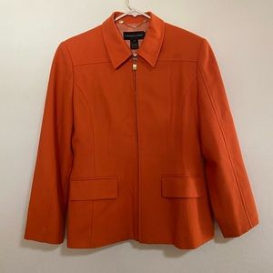 classiques entier Orange Wool Blazer Small